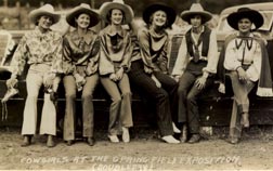 [Group of cowgirls]